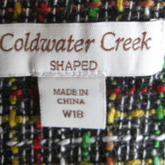 NWT Plaid zip jacket W 18 Multi Zipper trim Pockets Boucle Lined 1X Fall Plus - Picture 6 of 6